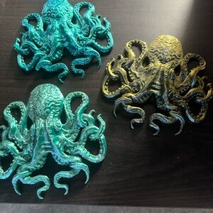 3-D Printed Octopus Wall Decor